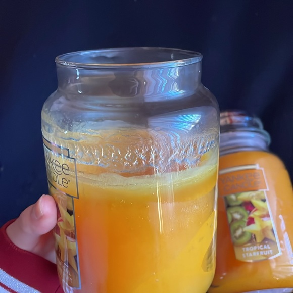 Two Yankee Candle Tropical Starfruit Candles - Picture 3 of 6